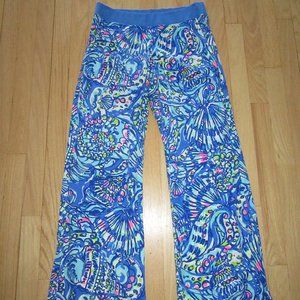 WOMENS NWT LILLY PULITZER PANTS/COLORFUL/PULL ON/SEASIDE/SIZE SMALL!